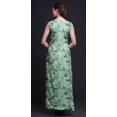 thumbnail image 4 of Bimba Robe Maxi Sans Manches à Imprimé Floral avec Fente avant pour Femmes Été Printemps, Très Petit, 4 of 5