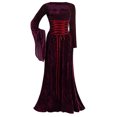 thumbnail image 3 of UPPADA Liquidation Robes de Cocktail Grande Taille Robe Formelle pour Femmes Robe de Soirée Robe Vintage Élégante Robes à Manches Évasées Grande Taille Robe d'Été à Fleurs, 3 of 4