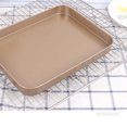 thumbnail image 5 of Boyijia Rectangle Non-stick Baking Tray Carbon Steel Kitchen Cake Bread Biscuit Baking Pan Tool brown, 5 of 5