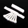 thumbnail image 2 of 9 Pcs 6 String Acoustic Guitar Bone Bridge Pins and Saddle Nut Accessorys Set, 2 of 7