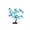 bleu, variante sur Lampe Arbre de Roses, Lumière Rose LED, Veilleuse Romantique, Lampe de Table Décorative Alimentée par USB pour Chambre, Déco de la Saint-Valentin, Ornement d'Ambiance à la Maison