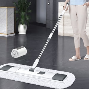 Dvkptbk Nettoyage de sol Mop-Durable Mur Laver Mop avec Mop 1Pcs Pads-Facile à nettoyer les mousses de sol stratifiées pour plancher stratifié-- Bois dur et carreaux de céramique Grandes mousses d'entretien