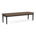 thumbnail image 1 of Lenox Steel Reception Waiting Room Healthcare 3-Seat Bench / Black Steel / Brown, 1 of 5