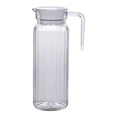 thumbnail image 1 of Tumotour Cold Water Kettle Plastic Striped Transparent Cool Tea Kettle Restaurant Hot And Cold Milk, 1 of 6