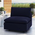 thumbnail image 1 of Modway Commix Sunbrella Fauteuil Berçant pour Patio Extérieur, Bleu Marine, 1 of 9