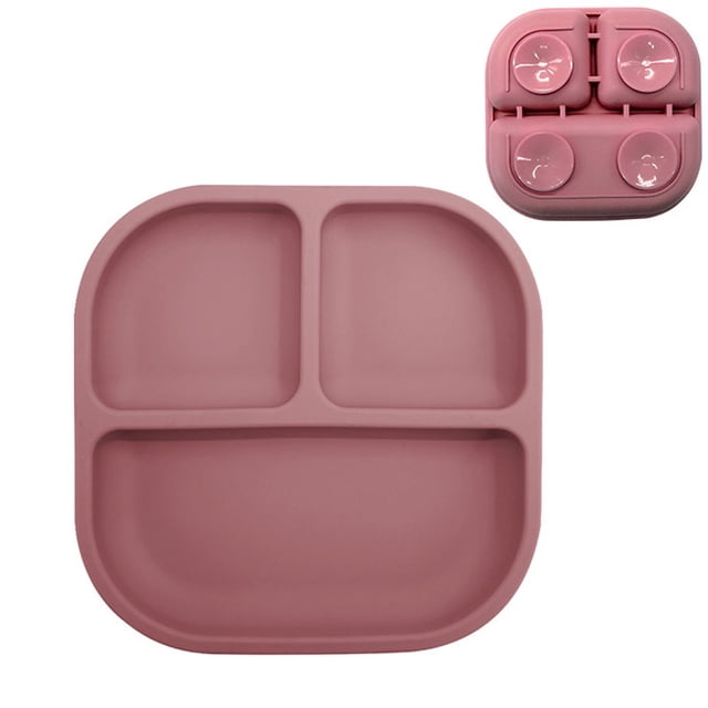 Silicone Divided Plate Tray Multipurpose Serving Dish Food Container For Dining Table Kitchen Living Room 187X18X3CM