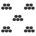 thumbnail image 2 of Transemion 5pcs Empty Aluminum Jars Cosmetic Screw Balm Lip Lid Cans Containers Black 20ml 5Set, 2 of 6