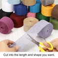 thumbnail image 4 of Unique Bargains 2 Inch x 11 Yards Jute Crafts Party Wrapping Decoration Burlap Fabric Ribbon Gray, 4 of 6