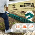 thumbnail image 3 of KFFKFF Grass Evening Tool, 48"x10" Garden Smoothing Implement, Robust Yard Equalizer with 78" Metal Prolonged Grip, Landscape Evening Rake Ideal for Backyard, Golf Greens, Homestead, 3 of 9