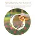 thumbnail image 4 of MasteelfCA Percussion Instrument Wooden Metal Children Tambourine for Playing, 4 of 7