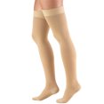 thumbnail image 1 of Truform Bas Cuisse, Bout Fermé, Dessus à Pois : 30-40 mmHg, Beige, Très Grand, 1 of 7