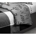 thumbnail image 3 of Safdie & Co. Ensemble édredon 3PC DQ Blanc/Noir Carreauté, 3 of 3