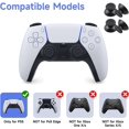 thumbnail image 3 of 4Pack Replacement Thumbsticks Joystick for PS5 Controller Analog Stick Custom Joystick Thumb Grip Cap Repair Tools with Screwdriver Pry Tool Pry Board for Playstation 5 Black, 3 of 5