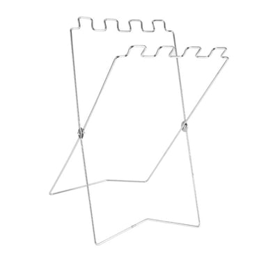 Support Portable pour Sacs à Ordures, Étagère à Déchets Pliable Étagère à Sacs à Ordures Pliable Cadre en Fil de Fer Support d'Étagère à Ordures Étagère Pliante en Fil de Fer pour Camping, BBQ, Pique-Nique en Plein Air
