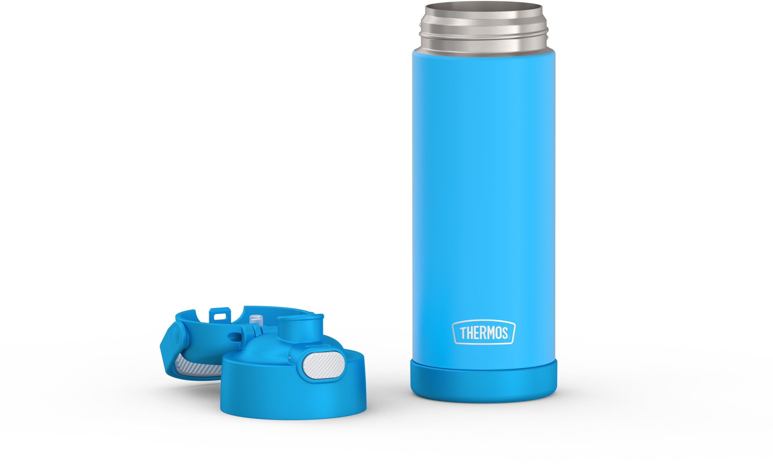 Thermos Kids Stainless Steel Vacuum Insulated Funtainer Water Bottle with Spout Lid, 470 ml, Electric Blue