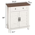 thumbnail image 2 of BeesClover Buffet Moderne avec Tablette Réglable à 3 Niveaux avec 7 Vitesses, Armoire de Rangement de Cuisine avec Grand Tiroir pour Salle à Manger, Salle de Bain, Entrée, 2 of 7