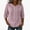 108-Violet, variante sur Craaazy Hauts d'Été pour Femmes à Manches Courtes, Col Henley, Mélange Coton-Lin, Coupe Ample, Couleur Unie, Chemisiers Décontractés, T-shirts Légers pour le Travail et le Quotidien