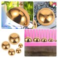 thumbnail image 3 of Shisuyan Gazing Mirror Balls Golden Titanium Coating Process Reflective for Designers 5Pcs, 3 of 8