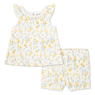 Ensemble 2 pièces Haut et Short pour Bébé Fille Huggies Happy Hugs