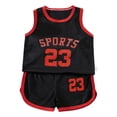 thumbnail image 1 of Hiiyo Little Boys Quick Drying Sports Tank Top & Shorts Set Athletic Outfits, Sizes 5-6Y, 1 of 2