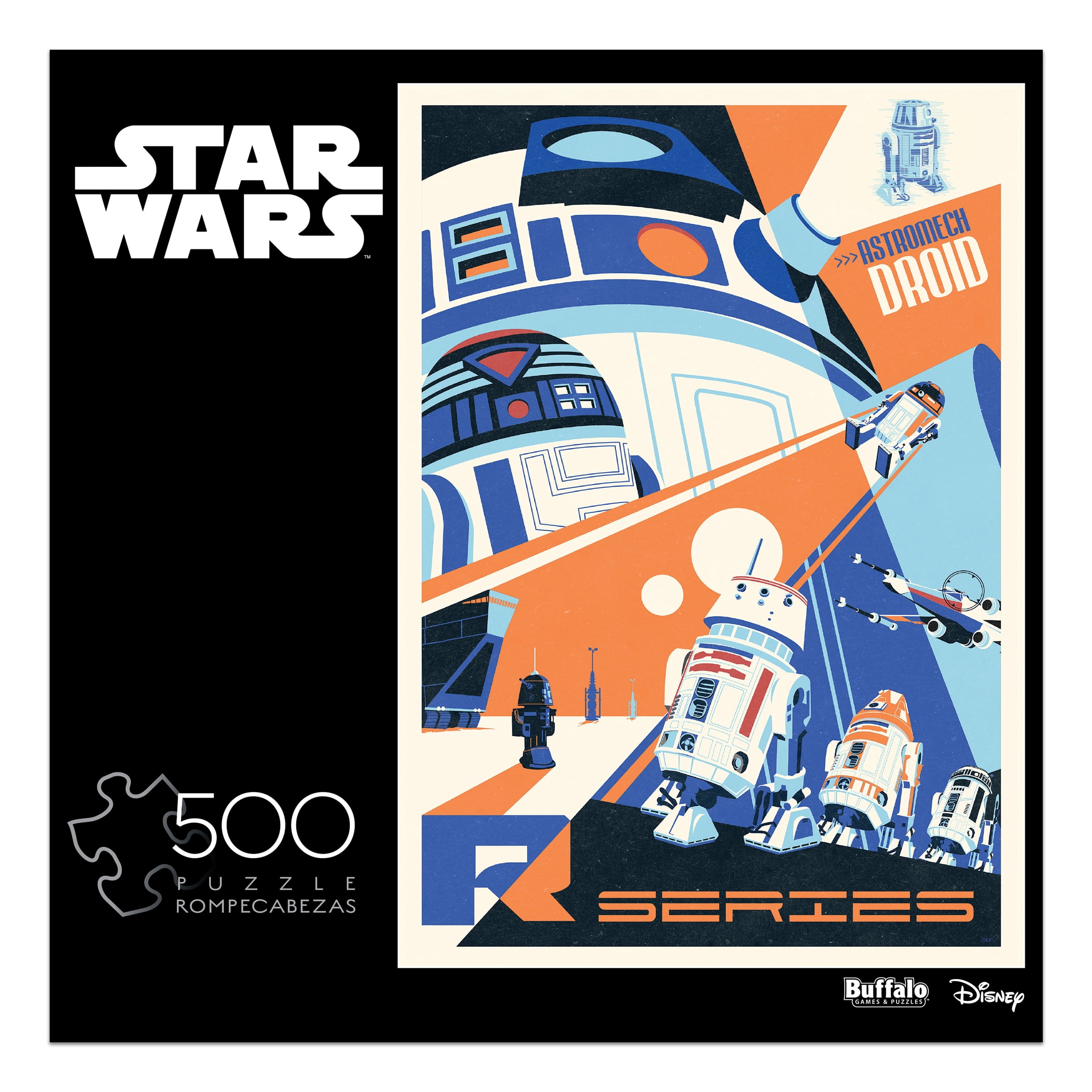 Buffalo Games Droids You Can Count On 500-Piece Interlocking Jigsaw Puzzle for Adults Ages 14+