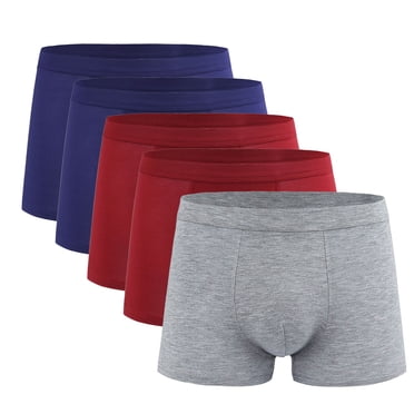 Lovzfmll Caleçons Boxeurs pour Hommes, Lot de 5, Shorts de sous-Vêtements Extensibles Grande Taille, Confortables et Respirants pour un Port Toute la Journée