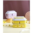 thumbnail image 4 of Up to 50% off ! TopLLC Double-layer Compartmented Lunch Box Student Insulated Lunch Box Microwave Portable Portable Compartmented Lunch Box on Clearance, 4 of 6