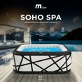 thumbnail image 3 of MSpa Soho Square Inflatable Bubble Massage Spa for 4-6 Person, Energy-Saving, 3 of 9