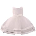 thumbnail image 1 of Robes pour Bébé Fille Robes de Tout-Petit Formelles Robe Blanche pour Fille Robes d'Anniversaire pour Filles Robe pour Filles 3-6 Mois, 1 of 9