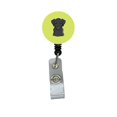 thumbnail image 1 of Caroline's Treasures BB1297BR Damier Vert Lime Noir Labrador Insigne Rétractable Moulinet, 1 of 2
