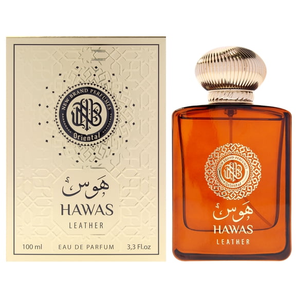 Oriental Hawas Leather par New Brand pour Unisexe - Vaporisateur EDP 3,3 oz
