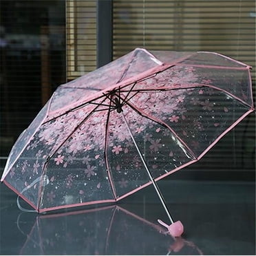 EGNMCR Parasol de Patio Parasol de Plage Parapluie Transparent Parapluie Clair Parapluie Parapluie un Parapluie