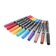 thumbnail image 2 of FABRIC FUN Dual-Tip Fabric Markers, Primary Colours, 10-Pack, 2 of 3
