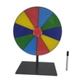 thumbnail image 2 of Abbracc Tabletop Prize Turntable Set Fortune Wheel for Supermarkets Restaurant Party 10 grid, 2 of 9