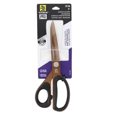 TITECH PRO™ 20.3 cm (8 in) Dressmaker’s Scissors - High-Carbon Stainless with Titanium Coating