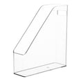 thumbnail image 1 of Clear Pet Magazine Holder Desk Organizer 9.8x3x10.6inch Folder Rack Organization, 1 of 8
