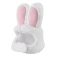 thumbnail image 2 of Chapeau Oreilles de Lapin Professionnel Costume Mignon pour Animaux de Compagnie Cosplay Chapeau pour Chat Accessoires, 2 of 14