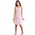 thumbnail image 1 of Robe à Bretelles Confortable en Satin pour Femmes, 1 of 4