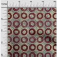 thumbnail image 2 of oneOone Polyester Spandex Brown Fabric Circle Sewing Craft Projects Fabric Prints By Yard 56 Inch Wide, 2 of 4