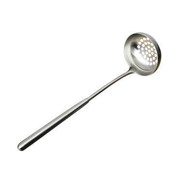 Stainless Steel Hot Pot Colander Soup Spoon Thick Serving Strainer Cookware for Home Restaurant