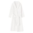 thumbnail image 1 of Penkiiy Womens Robe Long Kint Bathrobe Lightweight Soft Robes Ladies Bath Robe L White, 1 of 2