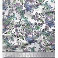 thumbnail image 1 of Soimoi Poly Georgette Fabric Leaves,Floral & Paisley Block Decor Fabric Printed Yard 52 Inch Wide, 1 of 3