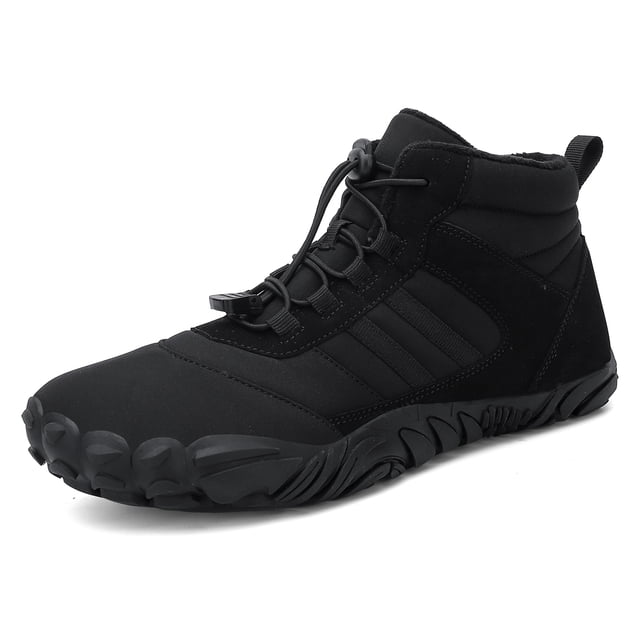 Cyiecw Chaussure Pieds Nus Hommes Femmes Minimaliste Course sur Sentier Espadrilles Pieds Nus Imperméables Bottes de Randonnée Montantes Boîte à Orteils Grand Chaussures d'Entraînement Croisé Semelle Zéro Drop