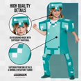 thumbnail image 3 of Deluxe Minecraft Armor Kids Costume, 3 of 6