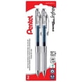 thumbnail image 1 of EnerGel Infree Retractable Liquid Gel Pen, (0.5mm) Needle Tip, Navy Blue Ink, 2PC Pack, 1 of 4