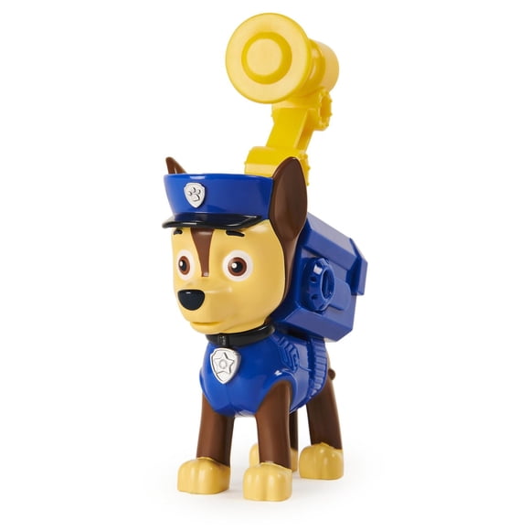 PAW Patrol, Figurine à collectionner Chase Action Pack avec effets sonores et phrases, pour les enfants à partir de 3 ans