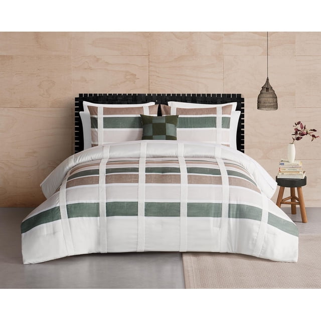 Roxy 4 Piece Reversible Comforter Set