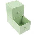 thumbnail image 3 of Miangastore Tiroirs Empilables Vert Pâle 2 Ensembles 3.7x3.6x3.3 Po, 3 of 8