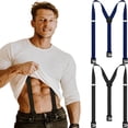 thumbnail image 1 of SUTENGDA 2 Pcs Bretelles Cachées pour Hommes Bretelles de Randonnée sous-Vêtement Bretelles pour Hommes Non Rentrés Pantalon de Ski de Randonnée d'Hiver en Plein Air, 1 of 3