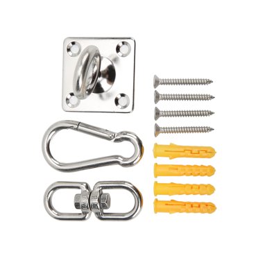 Swivel Swing Hangers, 551LB Load Capacity Anti Rust Firm Connection Swing Ceiling Mount Set  for Yoga Hammock